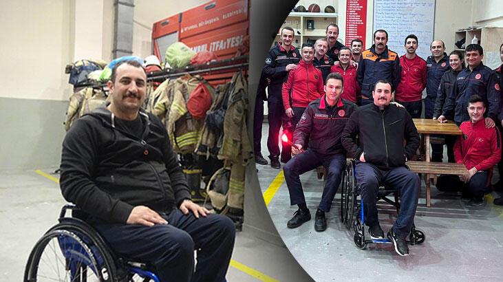 Haberler 15 yaşında engelli kaldı, itfaiye erlerinin desteğiyle yaşama tutundu